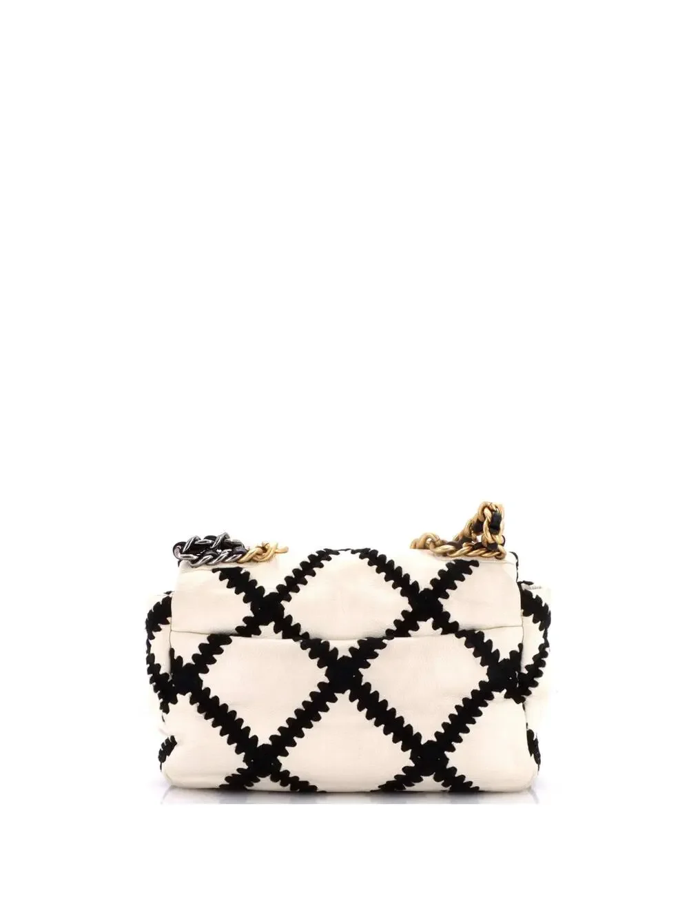 Chanel 19 Flap Bag Crochet Quilted #299231C46B